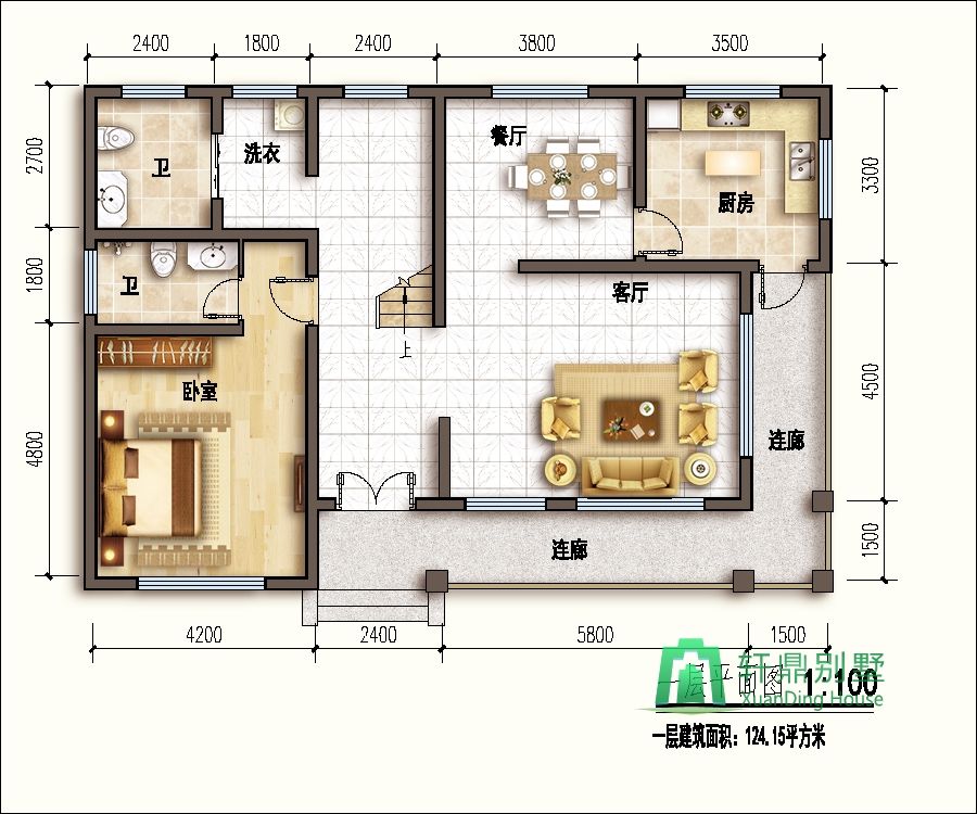 14x10米房子设计图带效果图,农村自建房户型推荐,图纸