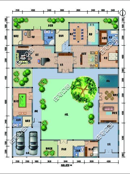 如何在农村建造一个3220米的农村房屋设计