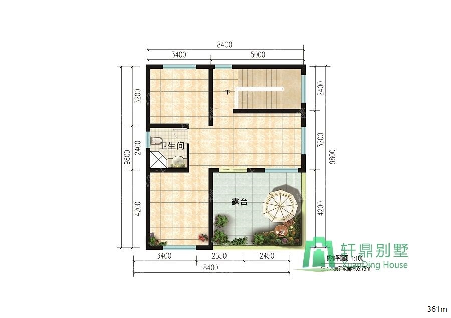 两层半自建房屋设计图小户型经济实用